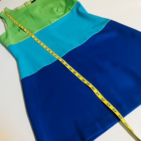 A List By Wrapper Color Block Sleeveless Dress Size M Medium - Picture 5 of 7